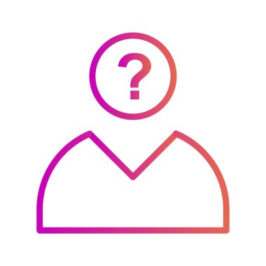 Soyut arkaplanda izole edilmiş bir simge düşünme