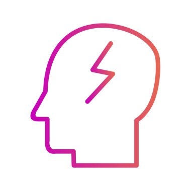 soyut arkaplanda çalışan zihin simgesi izole edildi