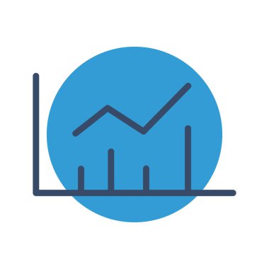 Soyut arkaplanda sunum simgesi izole edildi