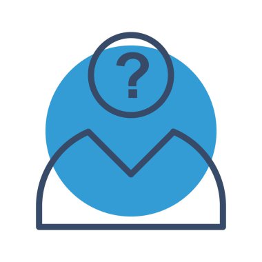 Soyut arkaplanda izole edilmiş bir simge düşünme