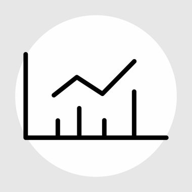 Soyut arkaplanda sunum simgesi izole edildi