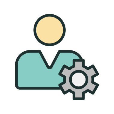 Soyut arkaplanda izole edilmiş bir simge düşünme