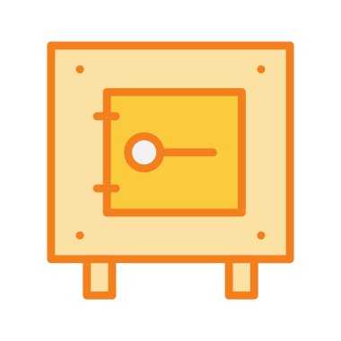 Kilit simgesi soyut arkaplanda izole edildi