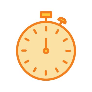 Stopwatch simgesi soyut arkaplanda izole edildi