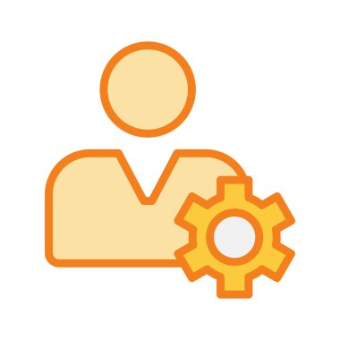 Soyut arkaplanda izole edilmiş bir simge düşünme