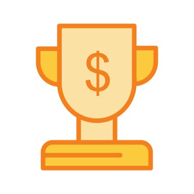 Ödül simgesi soyut arkaplanda izole edildi