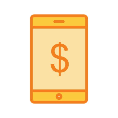 Çevrimiçi pazarlama simgesi soyut arkaplanda izole edildi