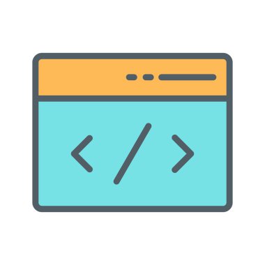 Tarayıcı simgesi soyut arkaplanda izole edildi