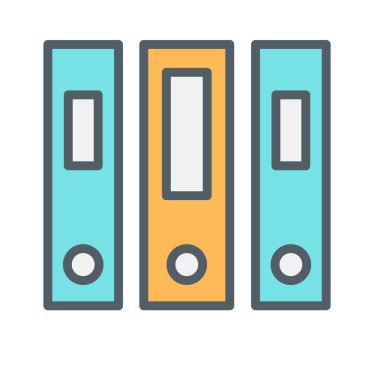 Soyut arkaplanda dosya simgesi izole edildi