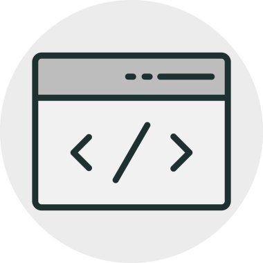 Tarayıcı simgesi soyut arkaplanda izole edildi