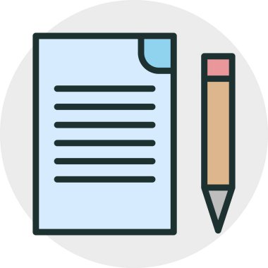 Dosya düzenleme simgesi soyut arkaplanda izole edildi