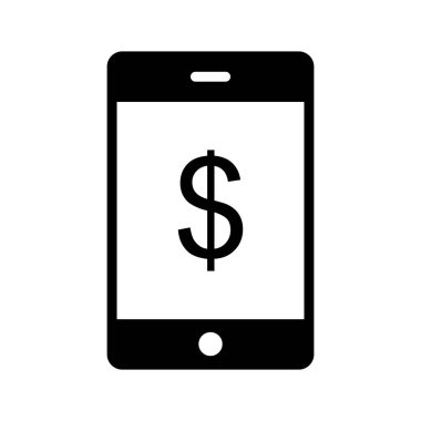 Çevrimiçi pazarlama simgesi soyut arkaplanda izole edildi