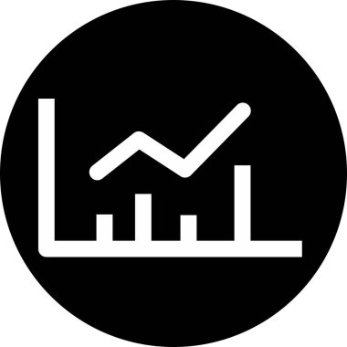 Soyut arkaplanda sunum simgesi izole edildi