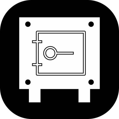Kilit simgesi soyut arkaplanda izole edildi