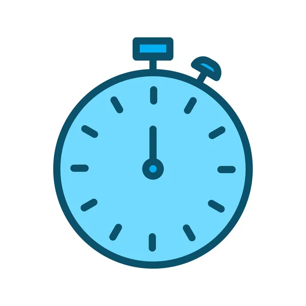 Stopwatch ikon elszigetelt elvont háttér — Stock Vector