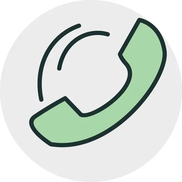 Telefon Symbol Einfach Vektor Illustration — Stockvektor