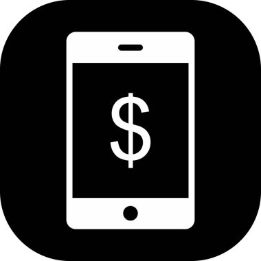 Çevrimiçi pazarlama simgesi soyut arkaplanda izole edildi