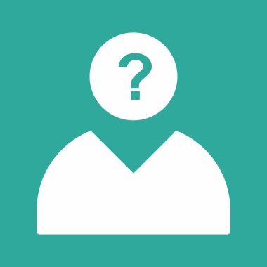 Soyut arkaplanda izole edilmiş bir simge düşünme