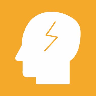 soyut arkaplanda çalışan zihin simgesi izole edildi