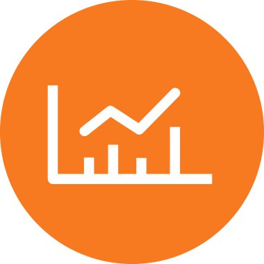 Soyut arkaplanda sunum simgesi izole edildi