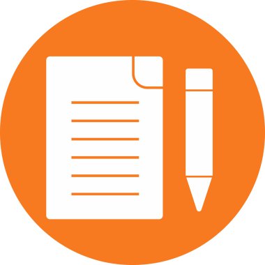 Dosya düzenleme simgesi soyut arkaplanda izole edildi