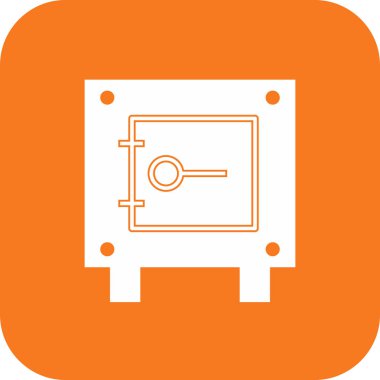 Kilit simgesi soyut arkaplanda izole edildi