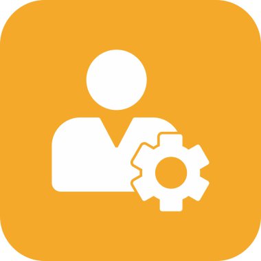 Soyut arkaplanda izole edilmiş bir simge düşünme