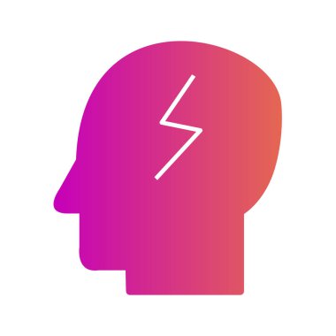 soyut arkaplanda çalışan zihin simgesi izole edildi