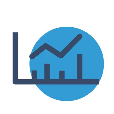 Soyut arkaplanda sunum simgesi izole edildi