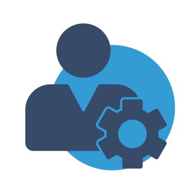 Soyut arkaplanda izole edilmiş bir simge düşünme