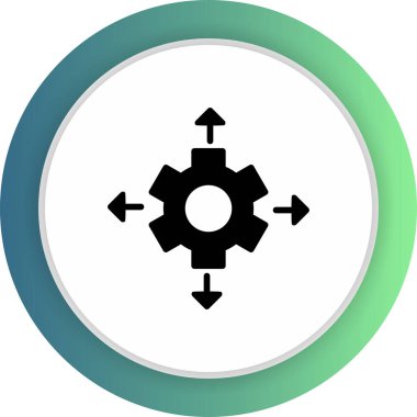  Simge soyut arkaplanda izole ediliyor