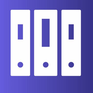 Soyut arkaplanda dosya simgesi izole edildi