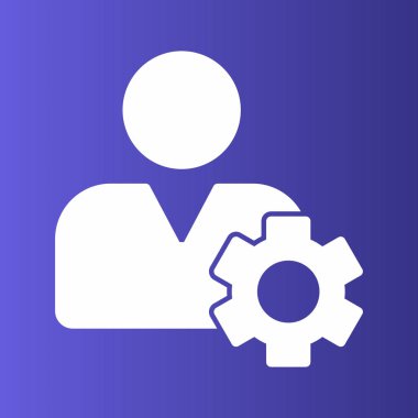 Soyut arkaplanda izole edilmiş bir simge düşünme