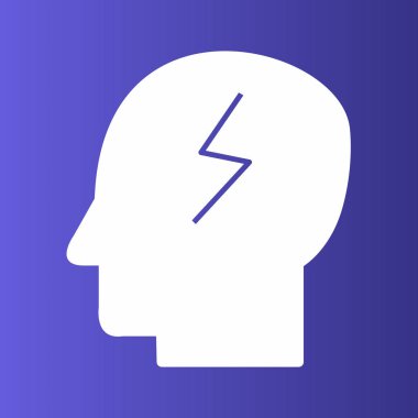 soyut arkaplanda çalışan zihin simgesi izole edildi