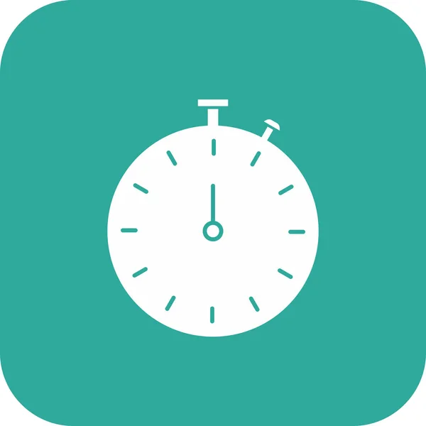 Stopwatch icon isolated on abstract background — 스톡 벡터