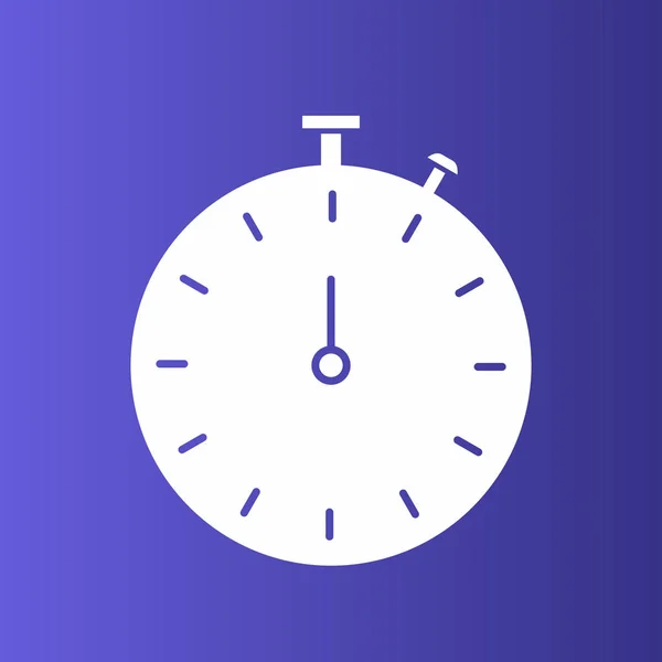 Stopwatch ikon elszigetelt elvont háttér — Stock Vector