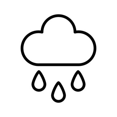 Bulut simgesi soyut arkaplan grubunda izole edildi