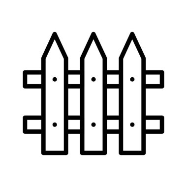  Çit simgesi soyut arkaplan grubunda izole edildi