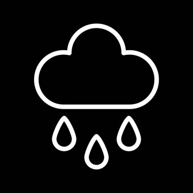 Bulut simgesi soyut arkaplan grubunda izole edildi