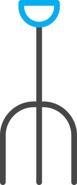 Pitchfork simgesi soyut bir grupta izole edildi