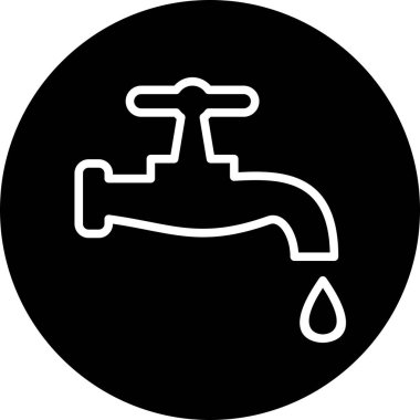 su sekmesi simgesi soyut arka grubunda izole edildi