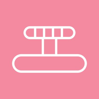 Su pompası simgesi soyut arkaplanda izole edildi