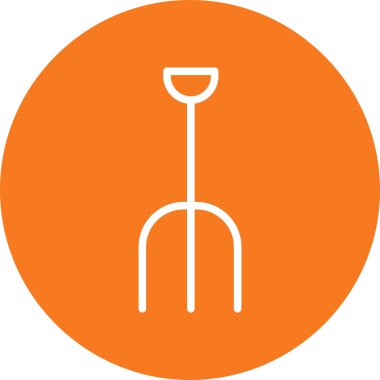 Pitchfork simgesi soyut bir grupta izole edildi