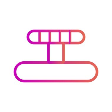 Su pompası simgesi soyut arkaplanda izole edildi