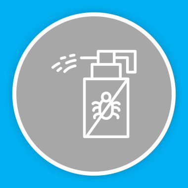 Soyut arka grupta fıskiye simgesi izole edildi