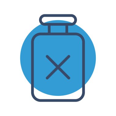 Soyut grupta şişe simgesi izole edildi