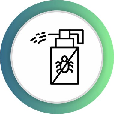 Soyut arka grupta fıskiye simgesi izole edildi