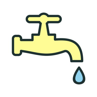 su sekmesi simgesi soyut arka grubunda izole edildi