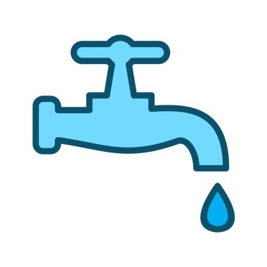 su sekmesi simgesi soyut arka grubunda izole edildi