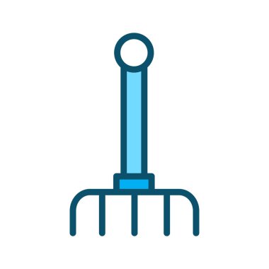 Soyut grupta tırmık simgesi izole edildi